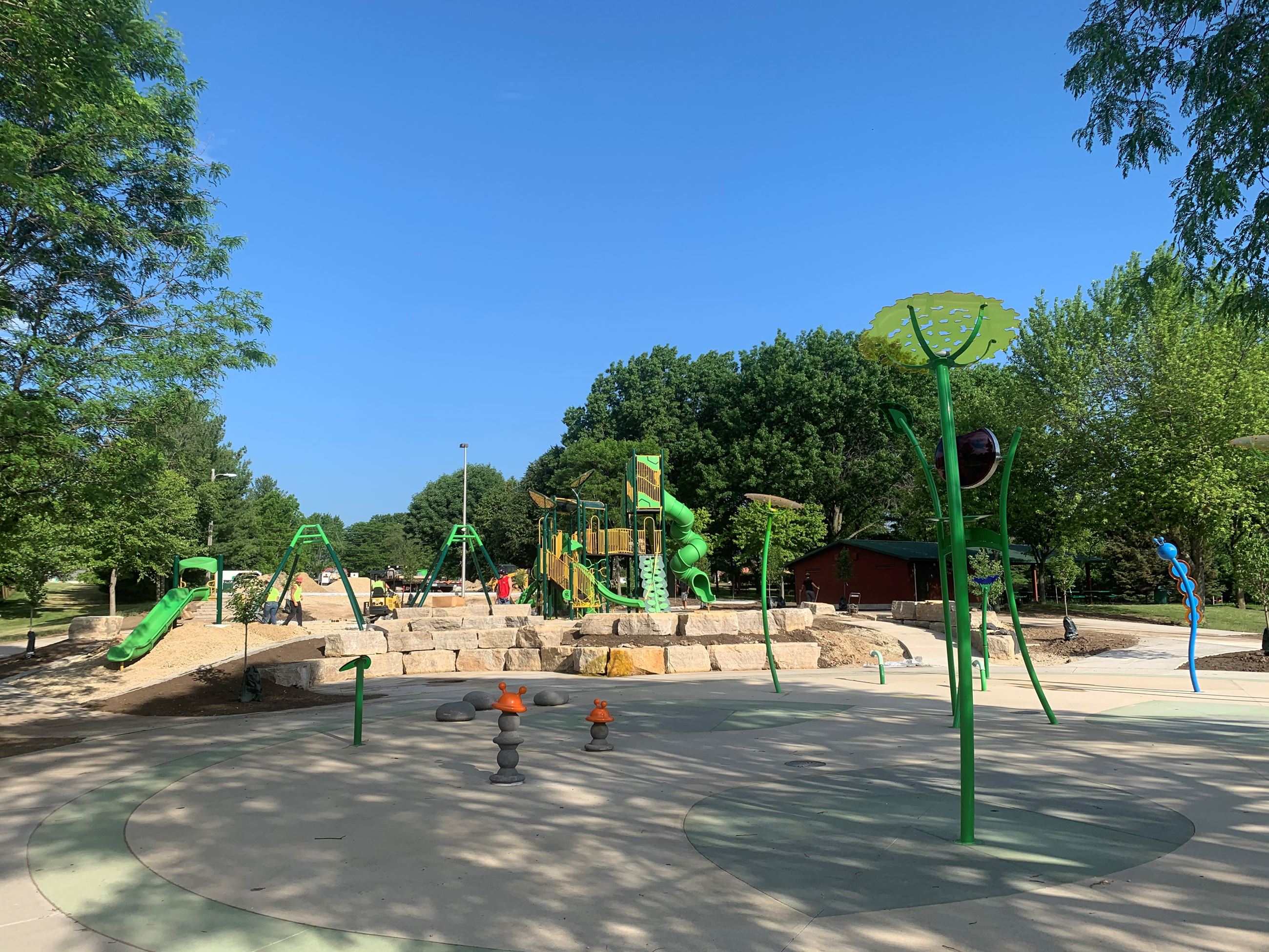 Splashpad - Construction