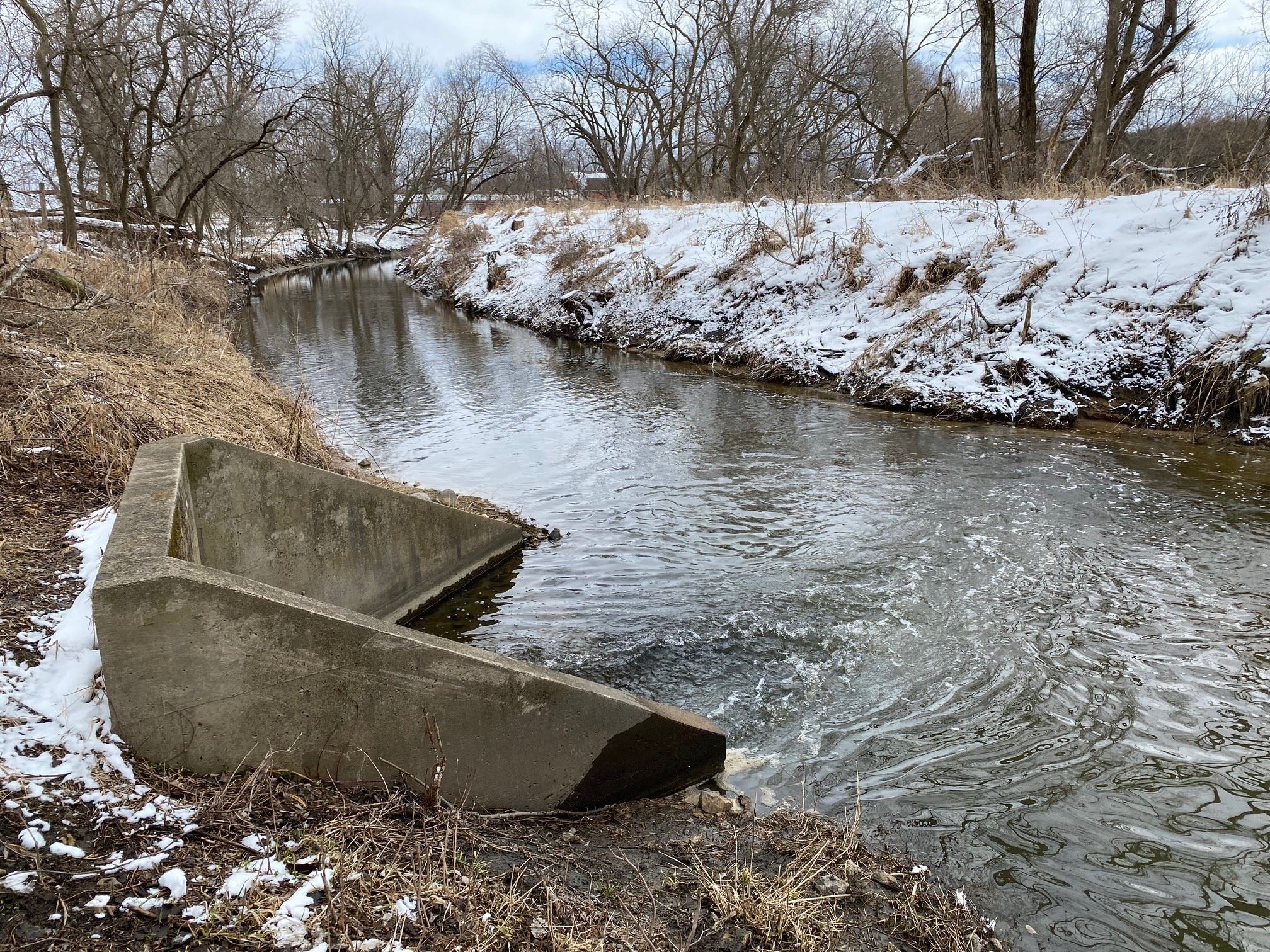 Outfall from WWTP to Koshkonong Creek