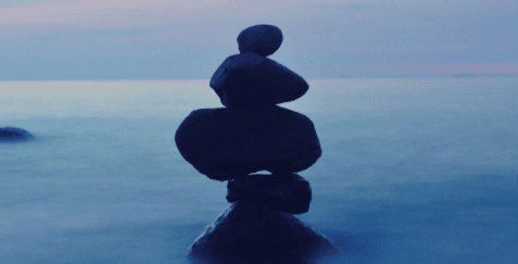 Rocks stacked together