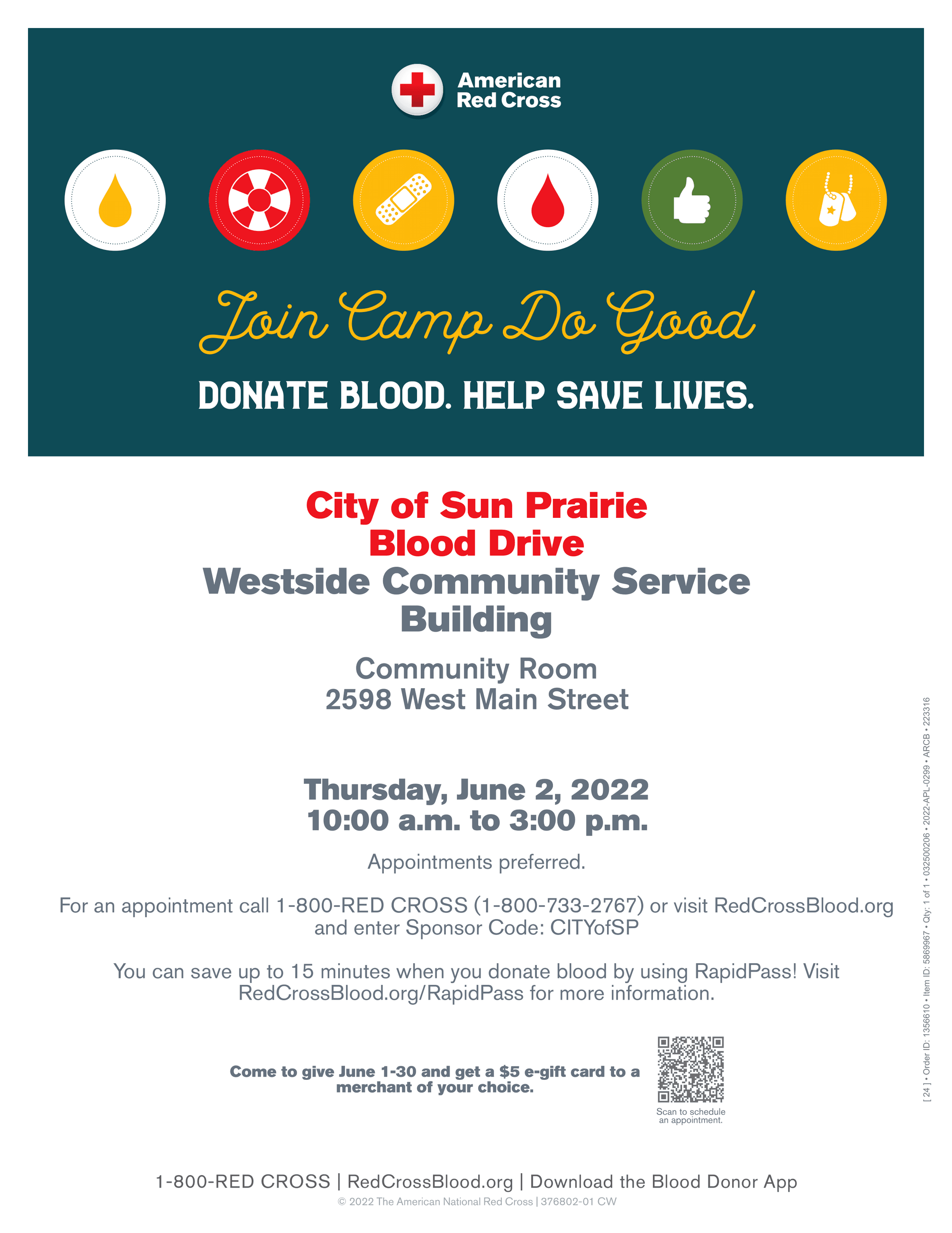 Blood drive Flyer