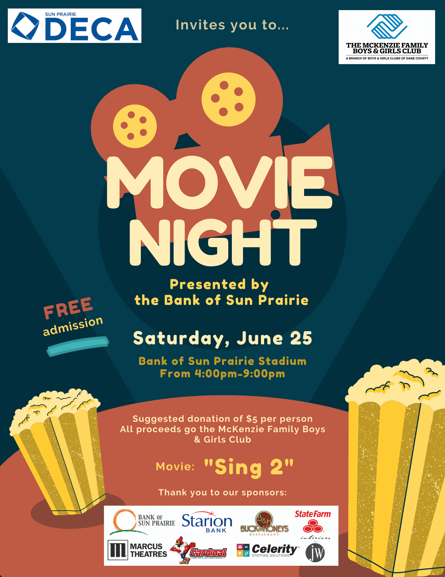 BG Movie Night Flyer (Logo) Opens in new window
