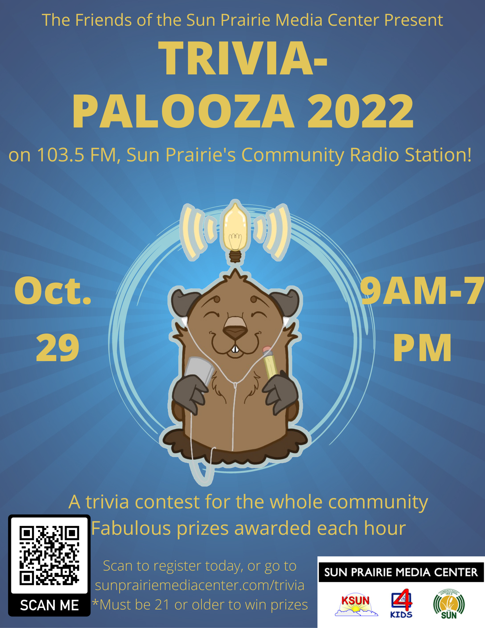 Trivia-palooza 2022 poster
