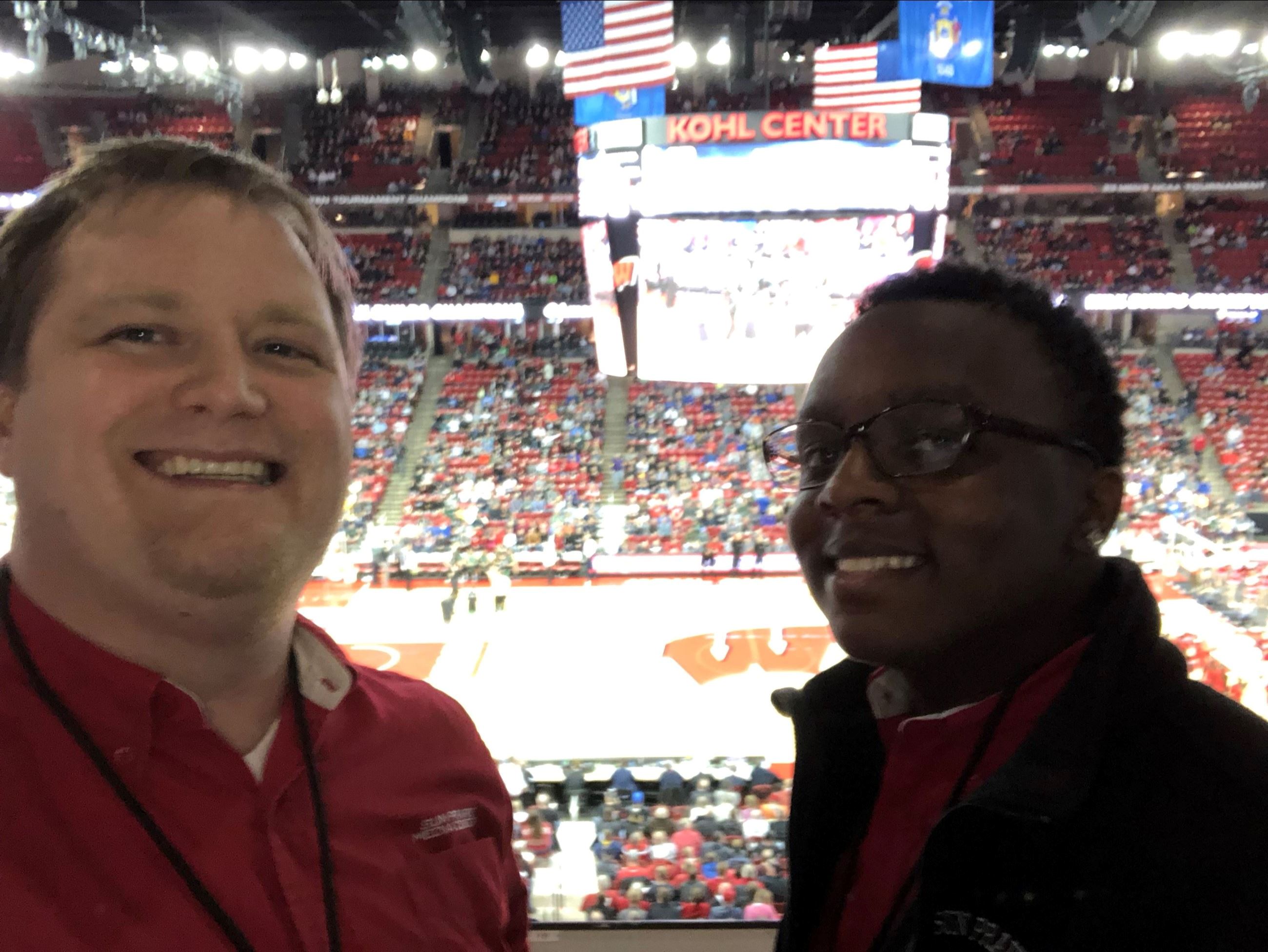 getonn and mike at kohl center