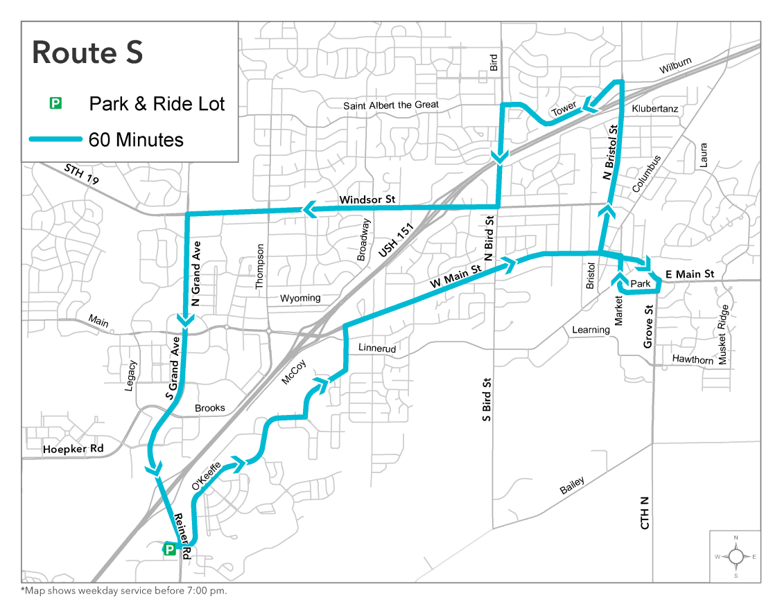 Route S Map
