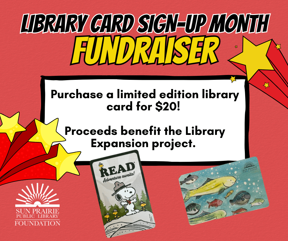 Library Card Fundraiser SM post