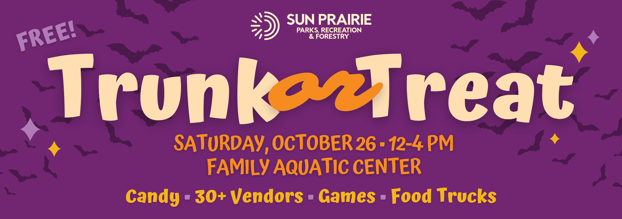 Trunk or Treat 2024 Half Page Flyer(8.5 x 3 in)