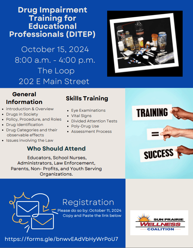 Drug Impairement Training Sun Prairie Wellness Coalition