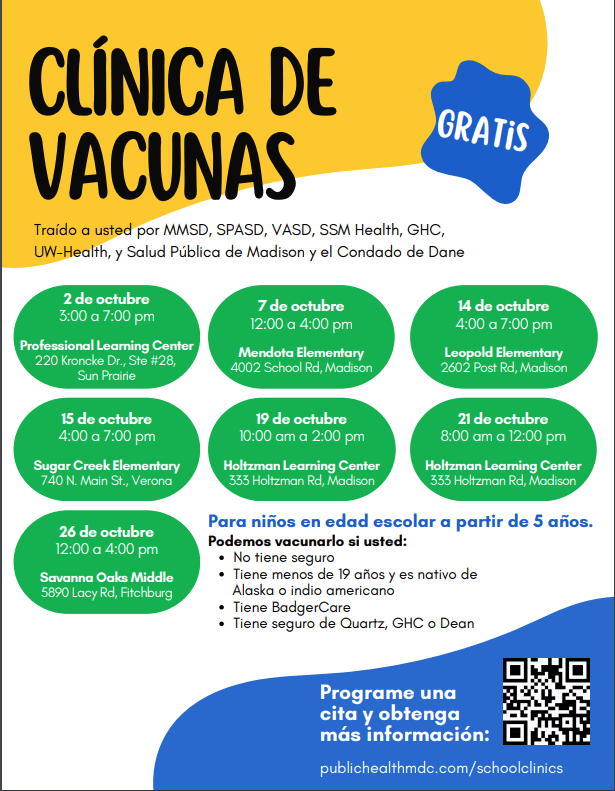 Spanish vaccination clinics