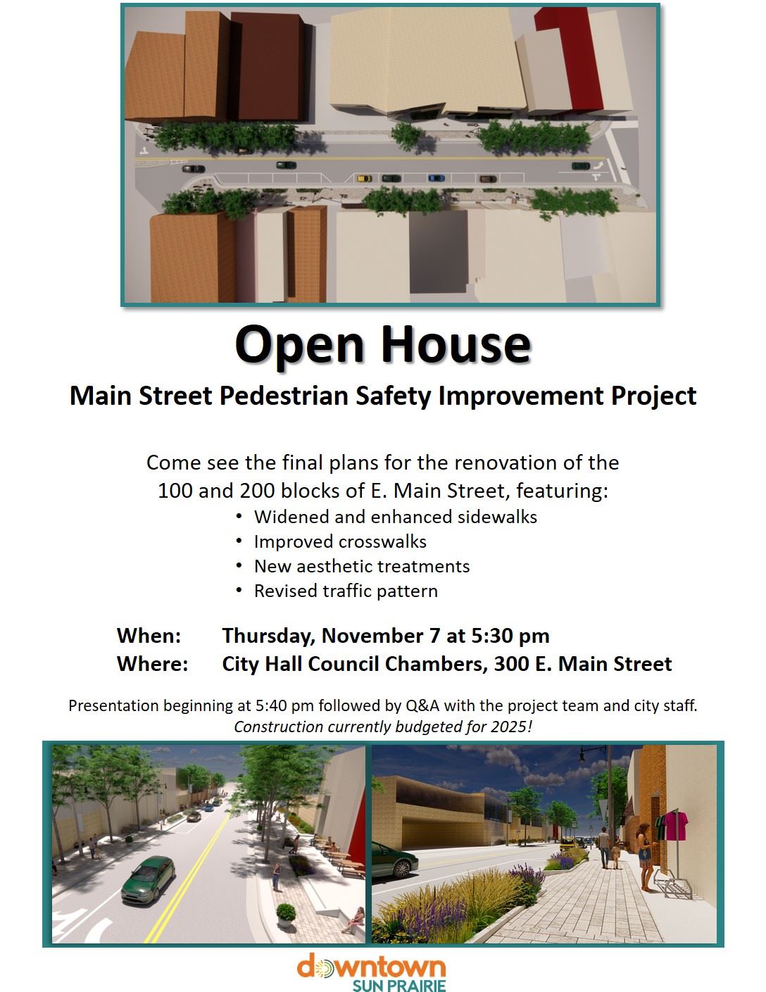 Main St OPEN HOUSE Flyer