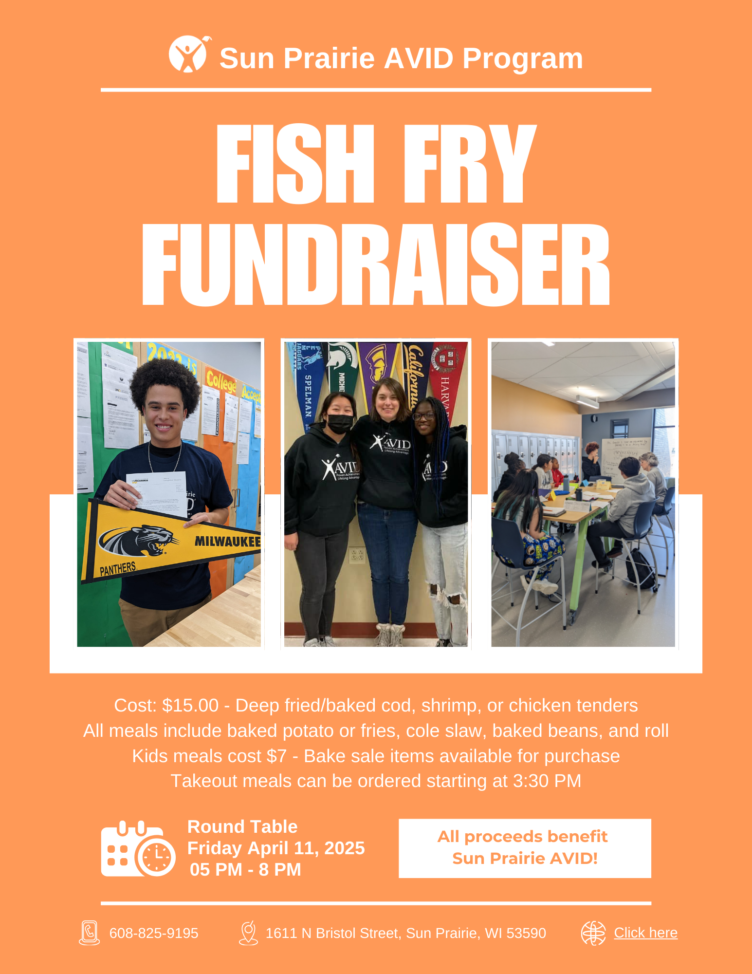 thumbnail_Sun Prairie AVID - Fish Fry Fundraiser - 2025 (2)