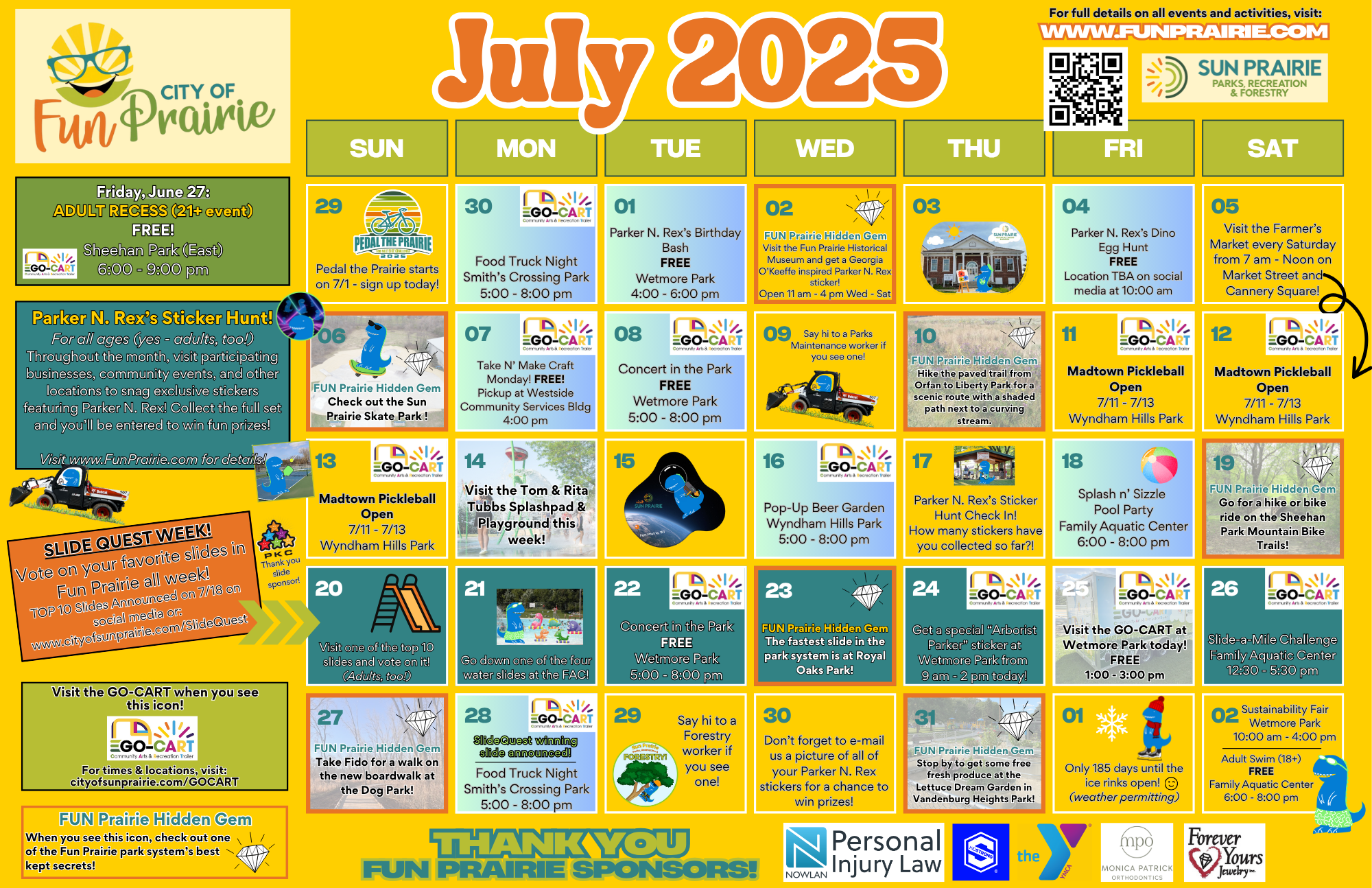 Fun Prairie Calendar