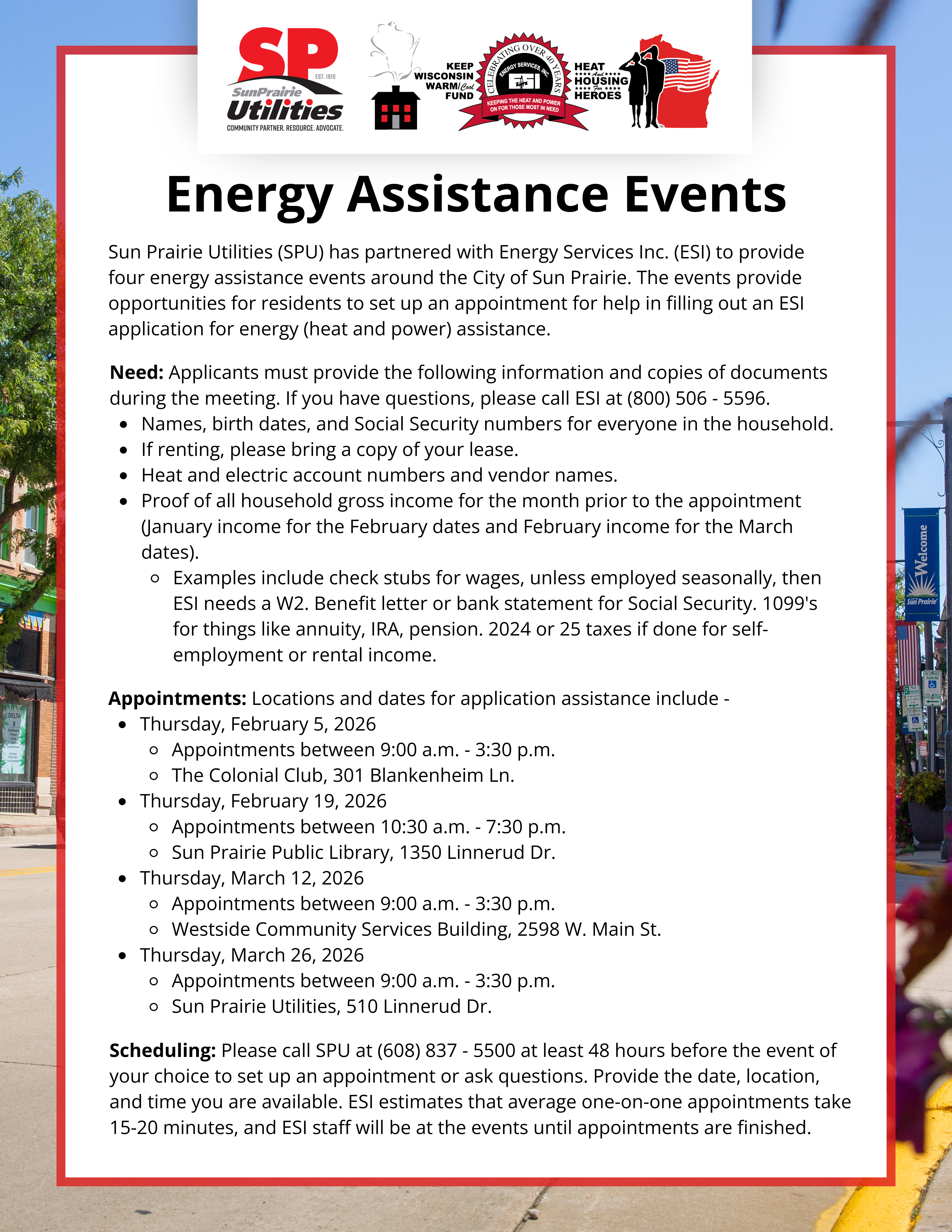 SPU ESI Events Flyer 2026