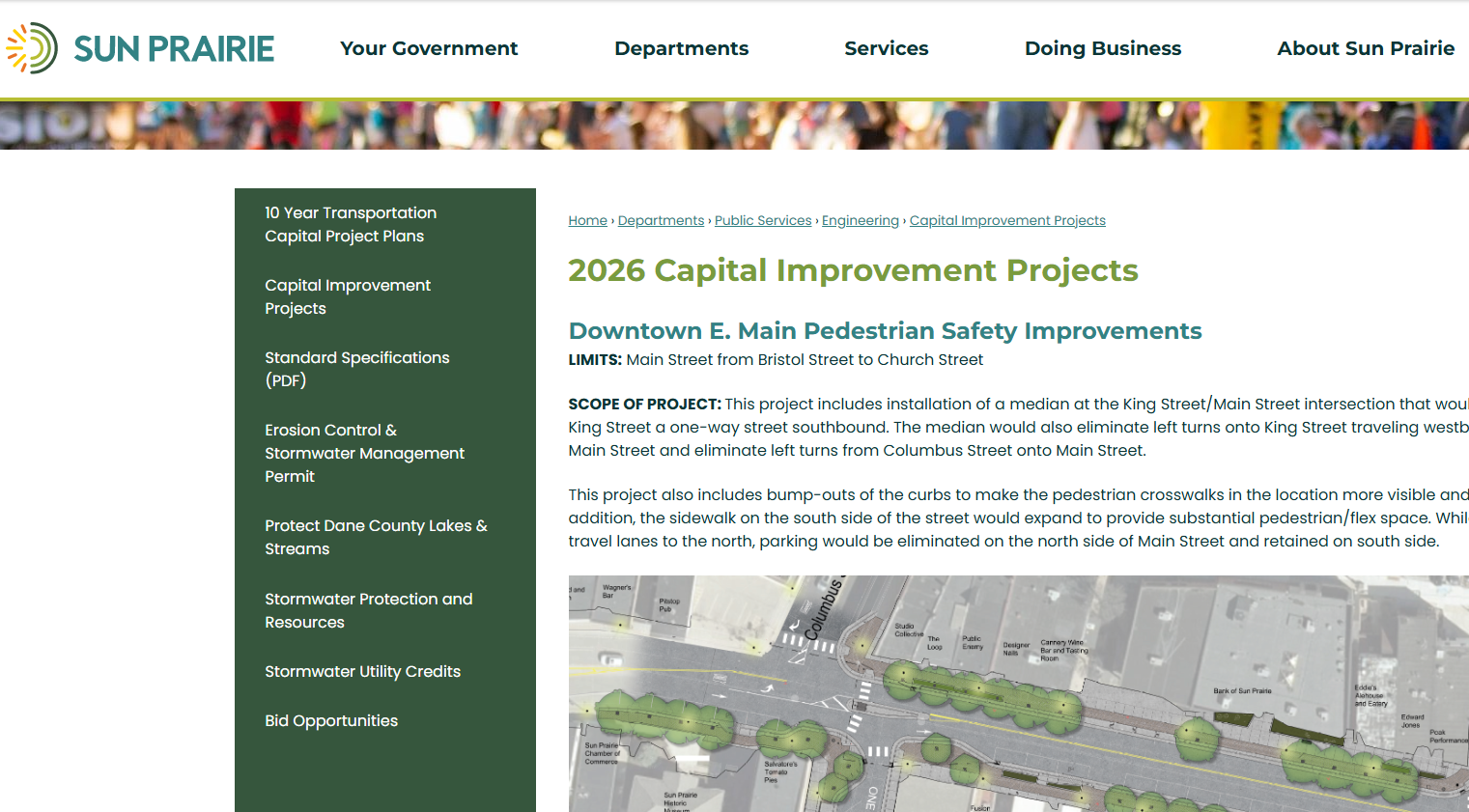 Current CIP Street Projects